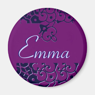Magnet de noms du concepteur Emma - personnalisabl