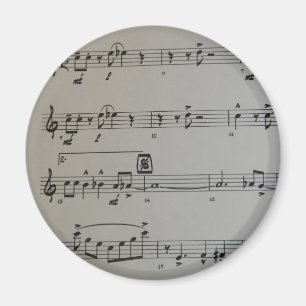 Magnet de notes musicales