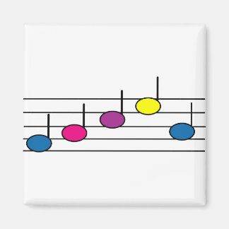 Magnet de notes musicales