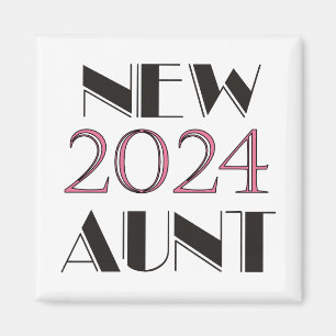 Magnet de nouvelle tante 2024