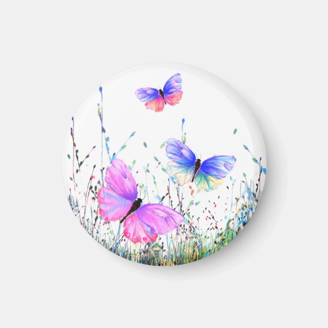 Magnet de papillons volants (Devant)