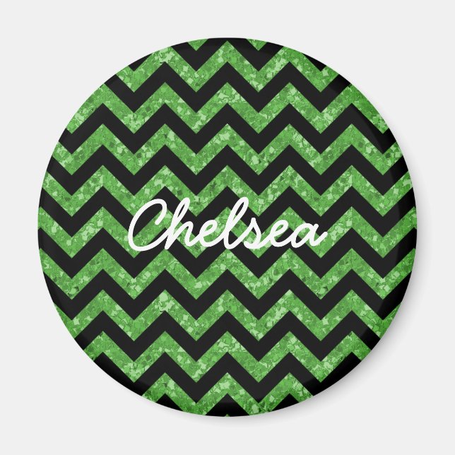 Magnet de Parties scintillant Chevron (Devant)