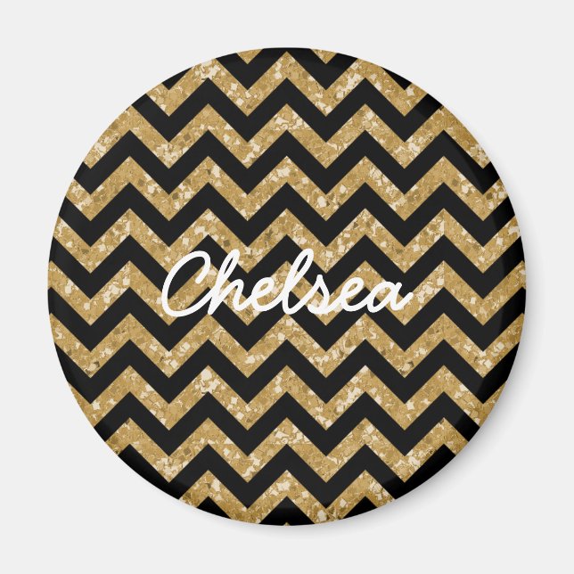 Magnet de Parties scintillant Chevron (Devant)