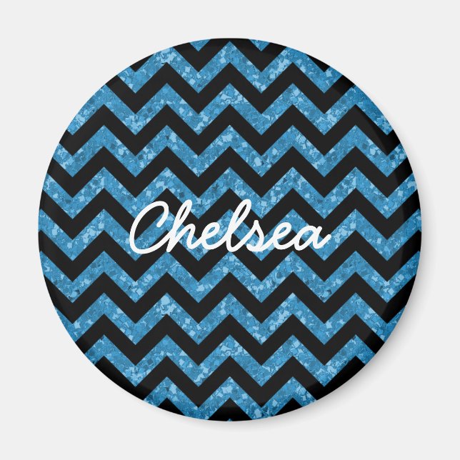 Magnet de Parties scintillant Chevron (Devant)
