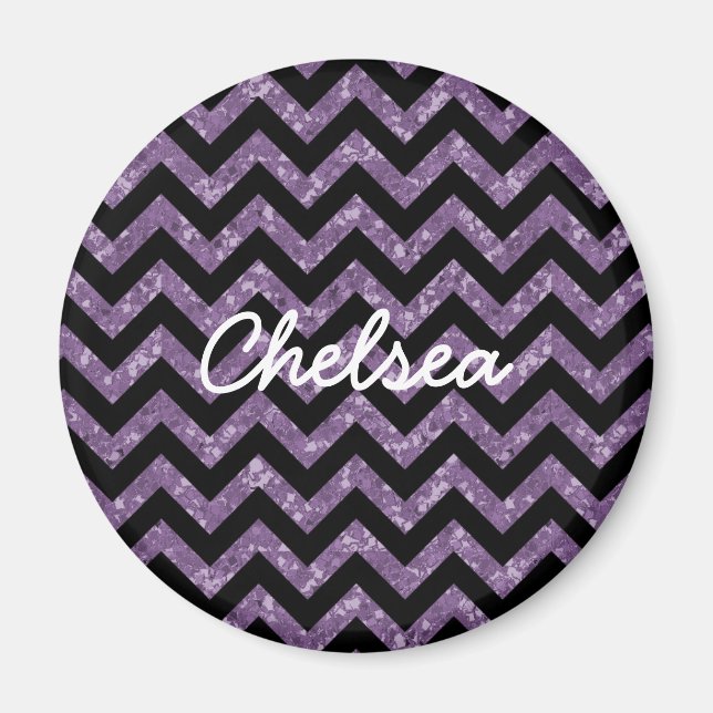 Magnet de Parties scintillant Chevron (Devant)