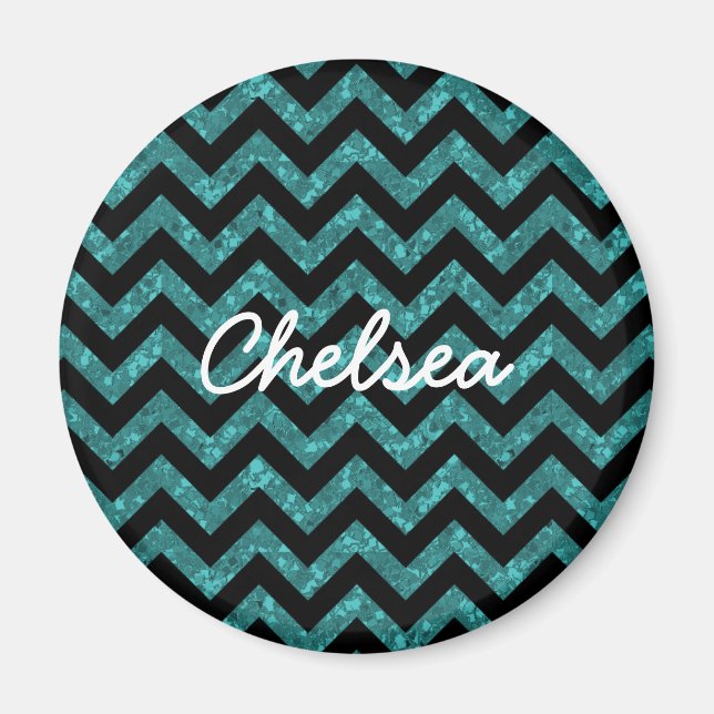 Magnet de Parties scintillant Chevron (Devant)