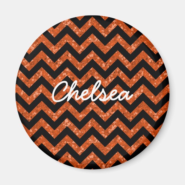 Magnet de Parties scintillant Chevron (Devant)