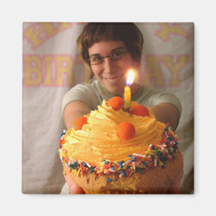 Magnet de petit gâteau d'anniversaire