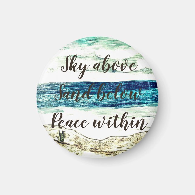 Magnet de plage (Devant)