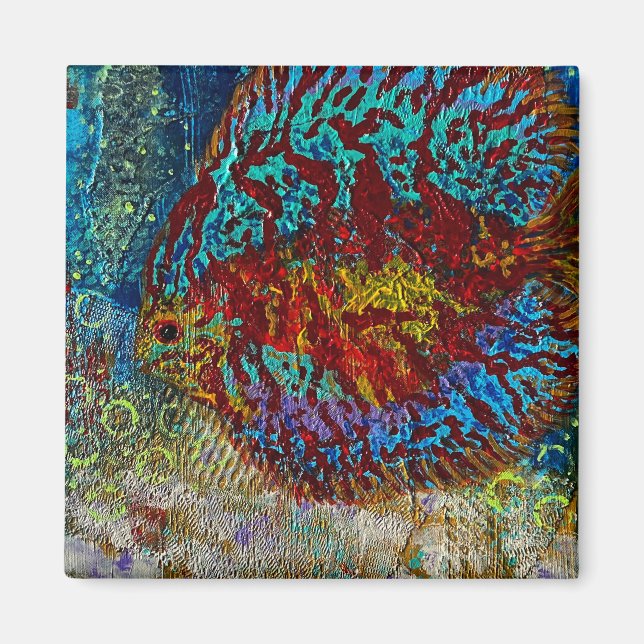 Magnet de poisson de Discus (Devant)