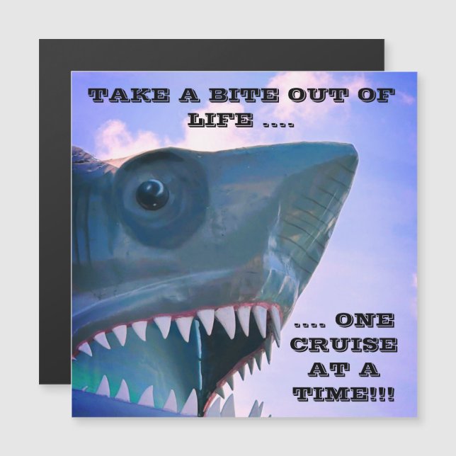 MAGNET DE PORTE DE CROISIÈRE À REQUINS (Devant / Derrière)