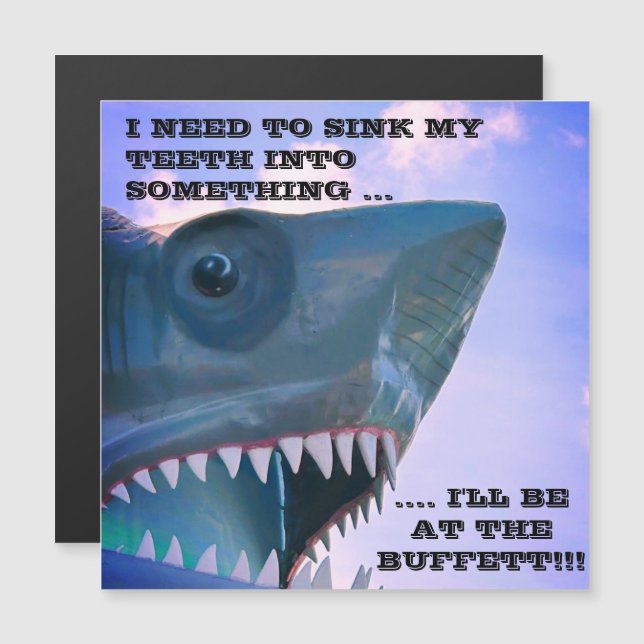 MAGNET DE PORTE DE CROISIÈRE À REQUINS (Devant / Derrière)