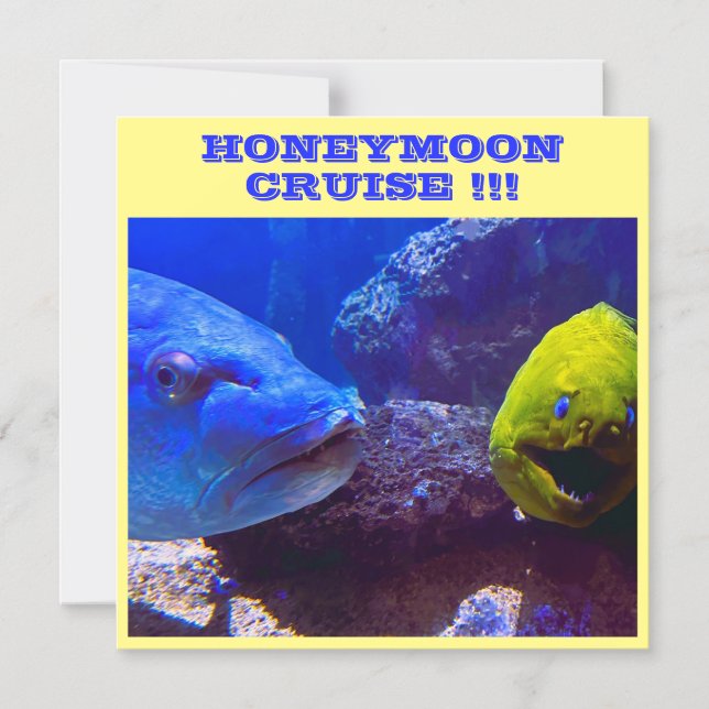 MAGNET DE PORTE DE NAVIRE DE LA CROISIÈRE HONEYMOO (Recto)