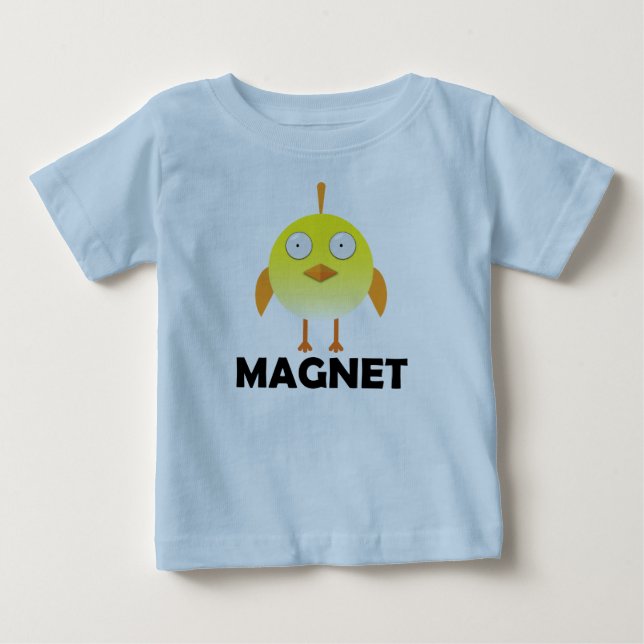 Magnet de poussette - T-shirt pour bébé jersey fin (Devant)