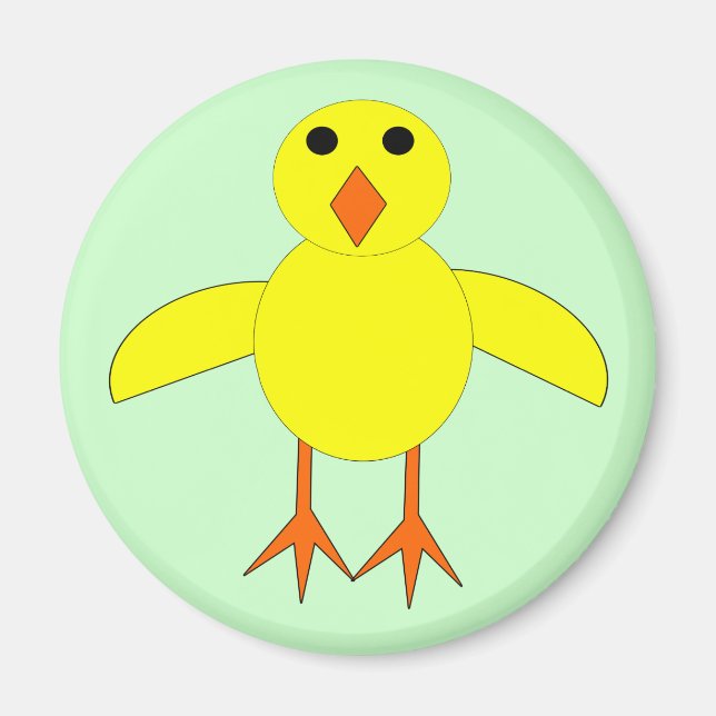 Magnet de poussins de Pâques mignon (Devant)