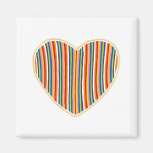 Magnet de rayures cardiaques