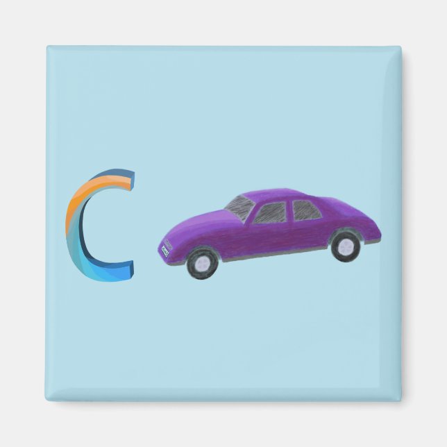 Magnet de réfrigérateur de voiture (Devant)