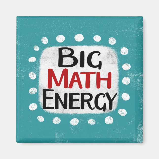 Magnet de réfrigérateur d'énergie Big Math (Devant)