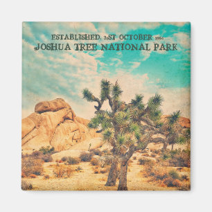 Magnet de réfrigérateur vintage Joshua Tree