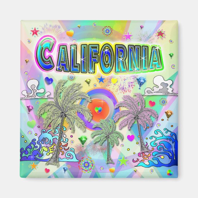 Magnet de rêve profond en Californie (Devant)