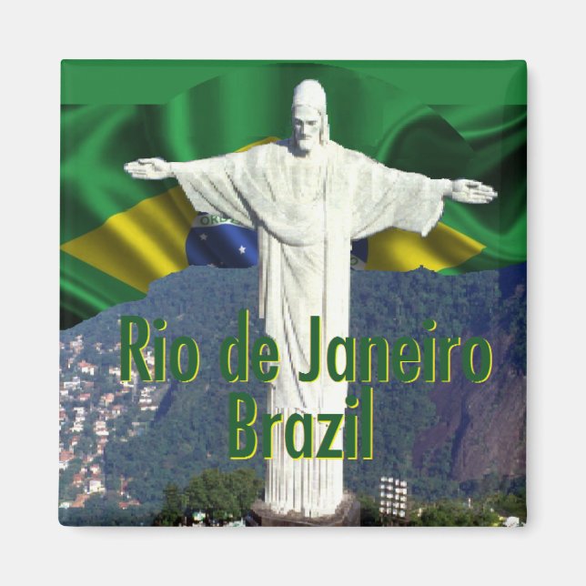 Magnet de Rio de Janeiro Brésil (Devant)