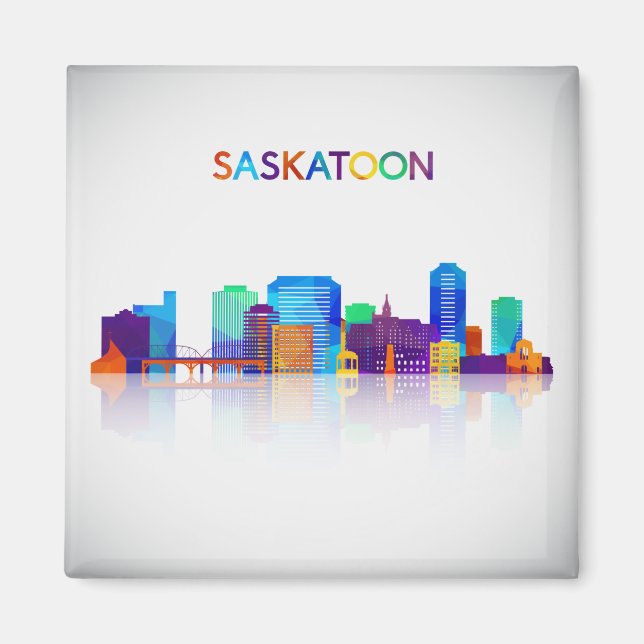Magnet de Saskatoon (Devant)