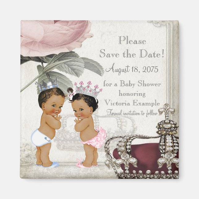 Magnet de sauvegarde de date pour Baby Shower (Devant)