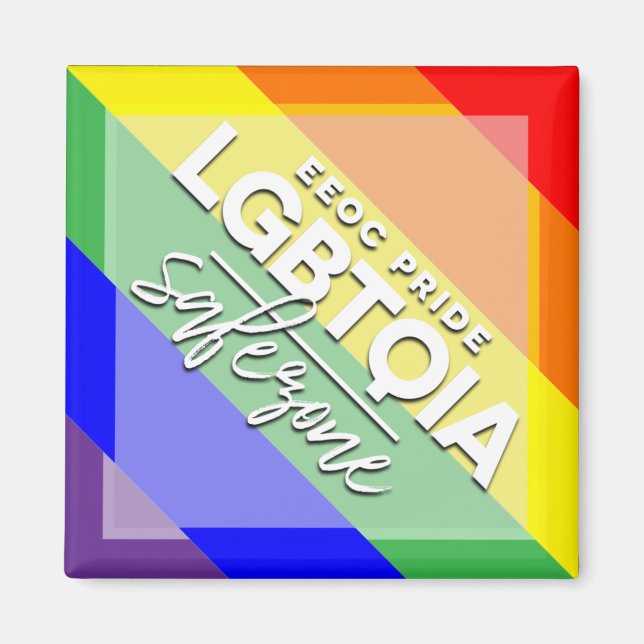 Magnet de sécurité LGBTQIA (Devant)