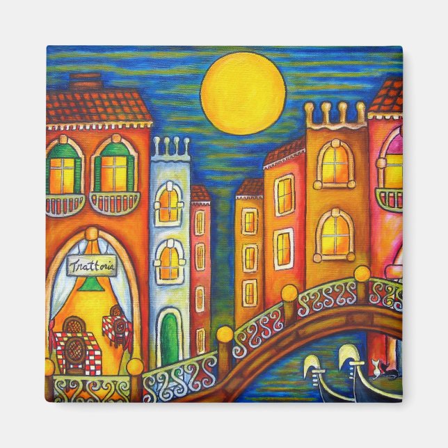 Magnet de Soirée de Venise 1 (Devant)