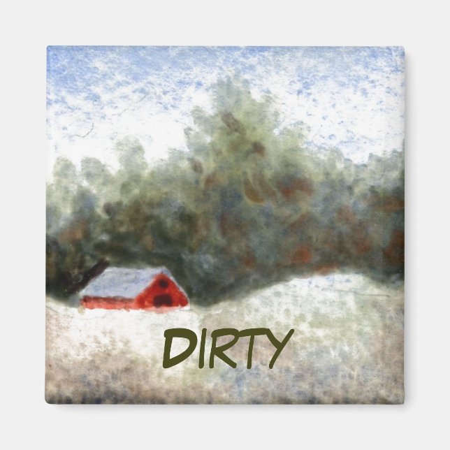 Magnet de statut de lave-vaisselle (Devant)