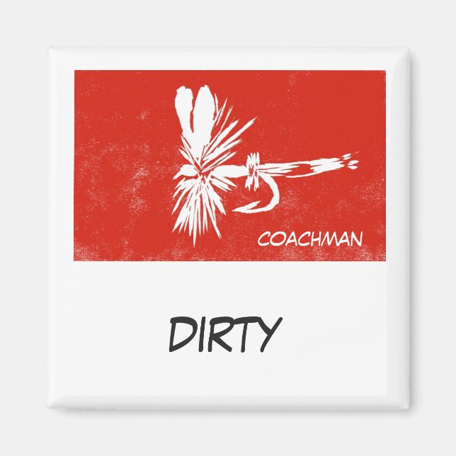 Magnet de statut de lave-vaisselle "Coachman" (Devant)