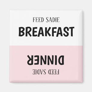 Magnet de suivi personnalisé de l'alimentation de