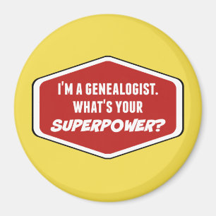 Magnet de superpuissance généalogiste