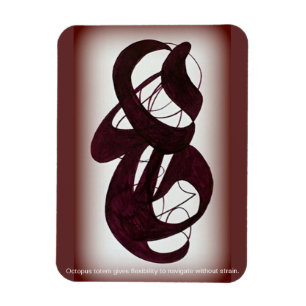 Magnet de totem d'octopus