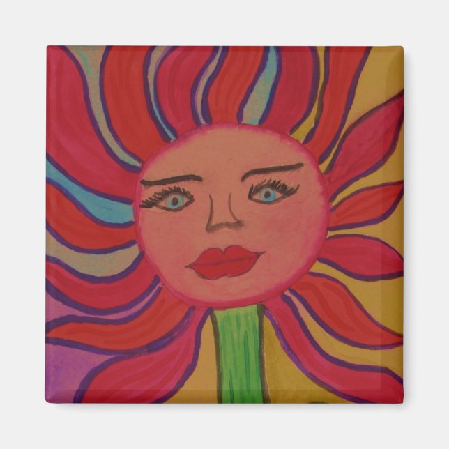 Magnet de tournesol (Devant)