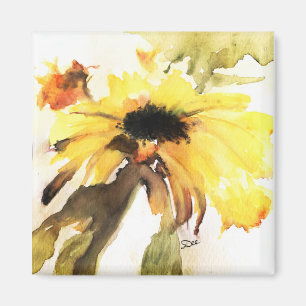 Magnet de tournesol Abstrait