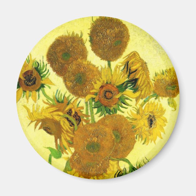 Magnet de tournesols Van Gogh (Devant)