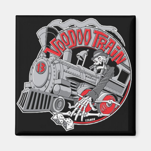 Magnet de train Voodoo (Devant)