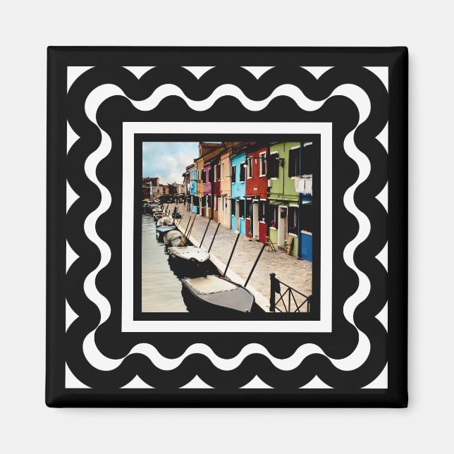 Magnet de trame de ruban Abstrait personnalisable (Devant)