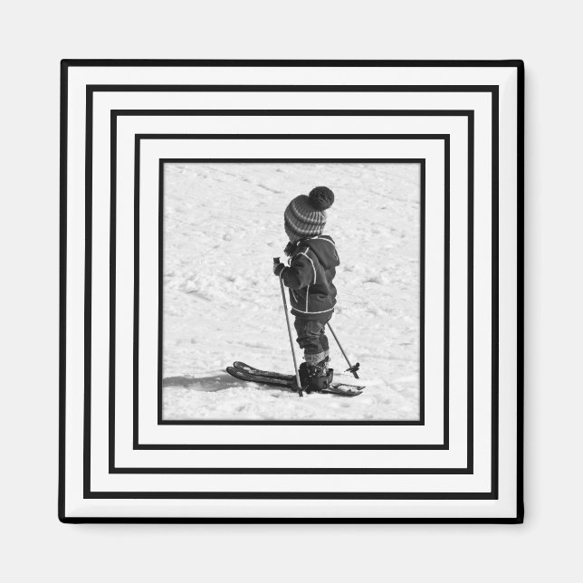 Magnet de trame photo personnalisable (Devant)