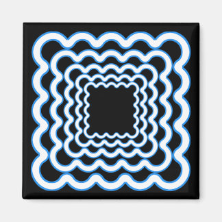 Magnet de trames ondulées
