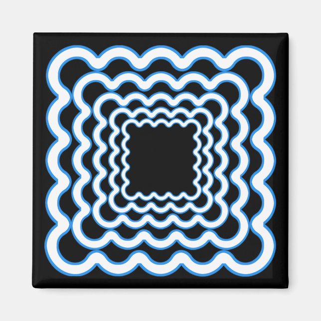 Magnet de trames ondulées (Devant)