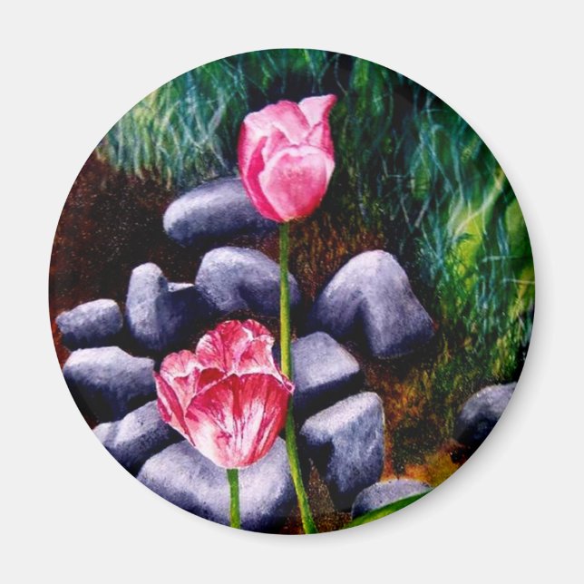 Magnet de tulipes (Devant)