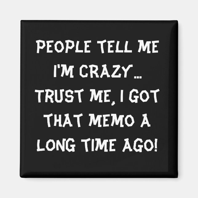 Magnet de verrouillage humoristique amusant (Devant)