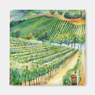 Magnet de vignoble californien