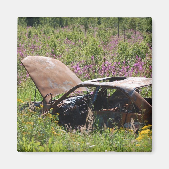Magnet de voiture déserté (Devant)