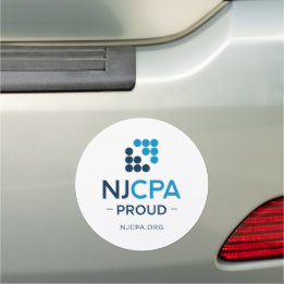 Magnet de voitures NJCPA - Blanc - FIÈRE NJCPA
