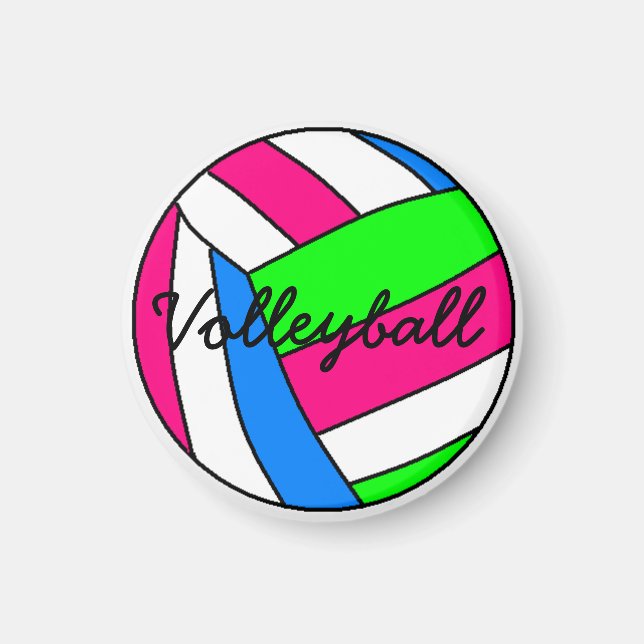 Magnet de volleyball (Devant)
