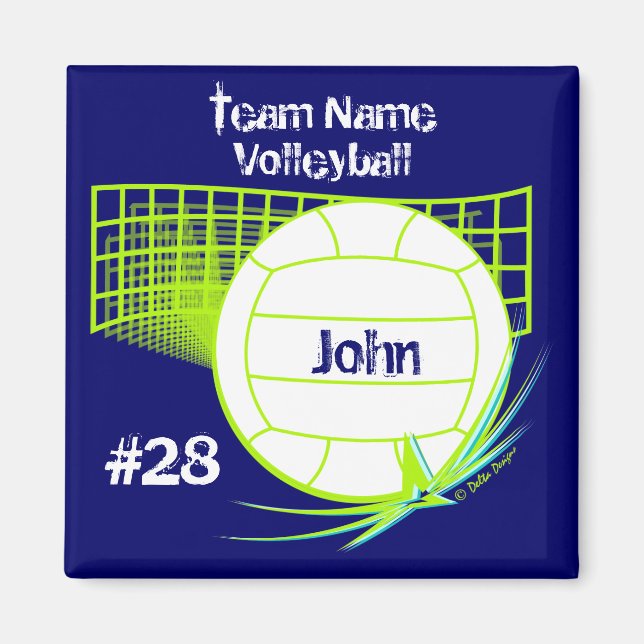 Magnet de volleyball (Devant)