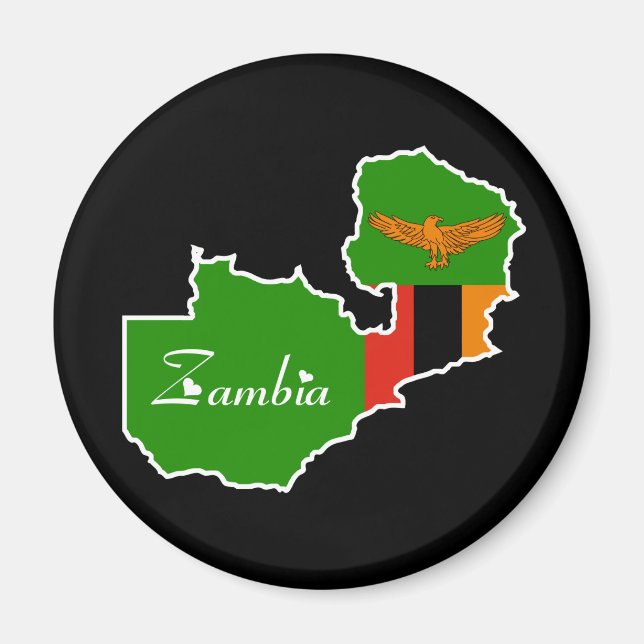 Magnet de Zambie (Devant)